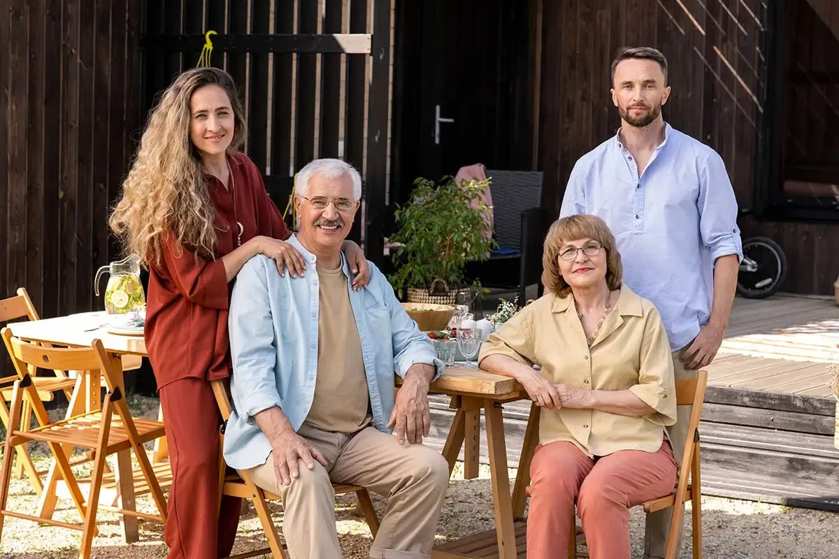 Family supported by a family law lawyer in Montreal